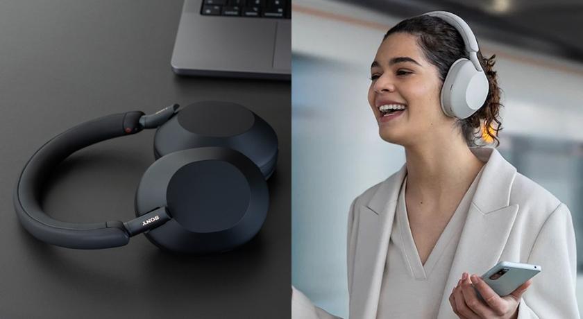 延續評價優異的前代，Sony WH-1000XM5在外觀上進行調整，整體更加簡約輕巧，也提升耳罩部分的空間，提升舒適感。（翻攝Sony官網）