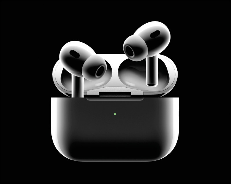 全新的AirPods Pro第二代主動降噪功能更強大。