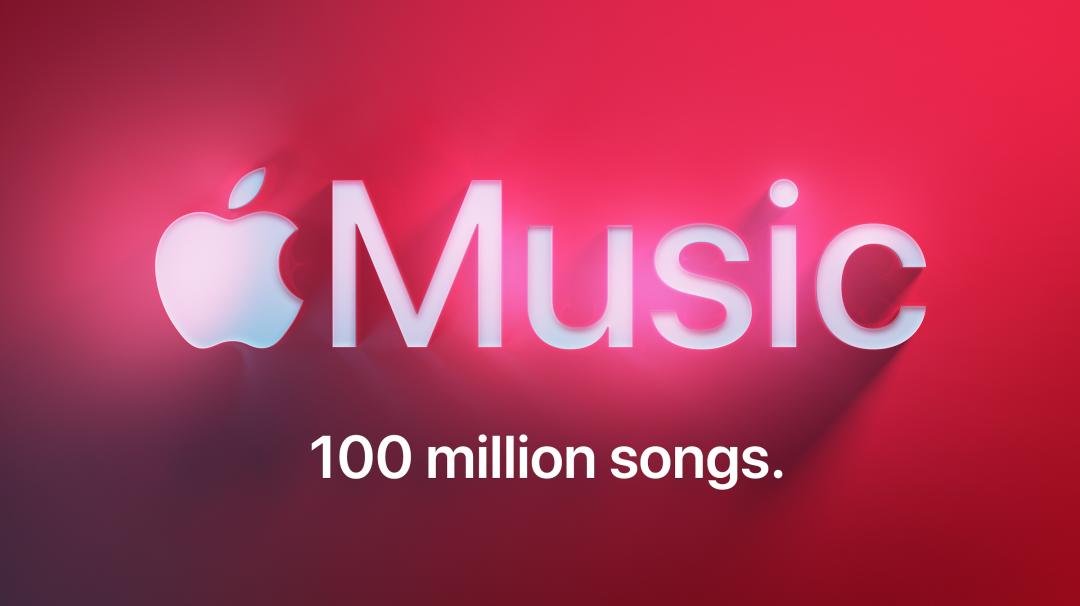 Apple Apple Music innovation milestone!More than 100 million songs