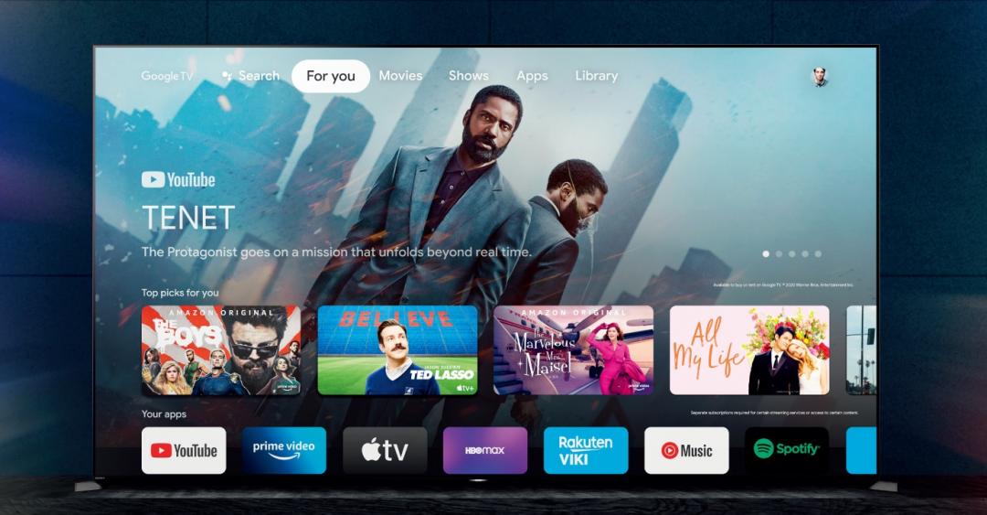 智慧平台的介面操作成為消費者的挑機重點，Sony XR系列新機就全面搭Google TV系統。