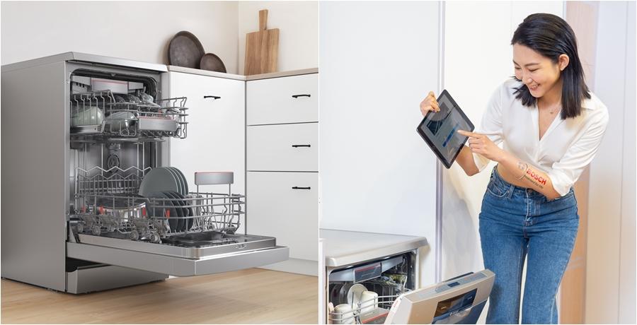 BOSCH獨立式洗碗機SMS8ZC100X(14人份),建議售價85‚000元。