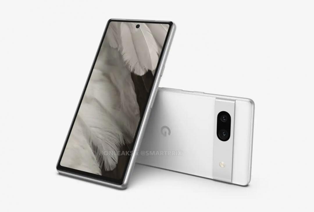 Google Pixel 7a渲染圖。(圖/翻攝smartprix)