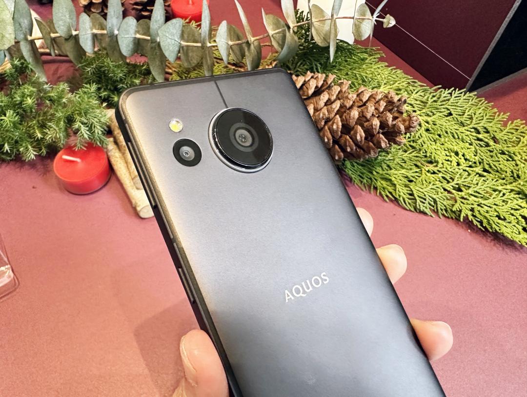 夏普AQUOS sense7擁有大感光元件。(記者／吳佩樺攝)