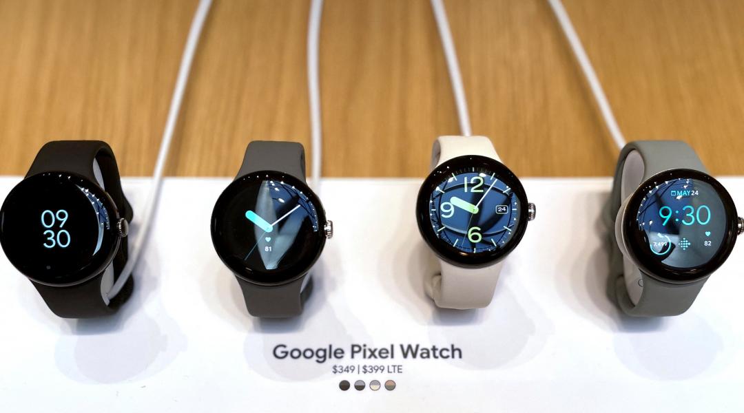 Pixel Watch也獲得首次的更新。(圖/美聯社)