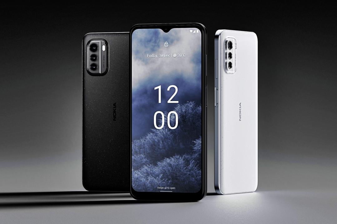 Nokia G60支援5G網路並有120Hz更新率加持。