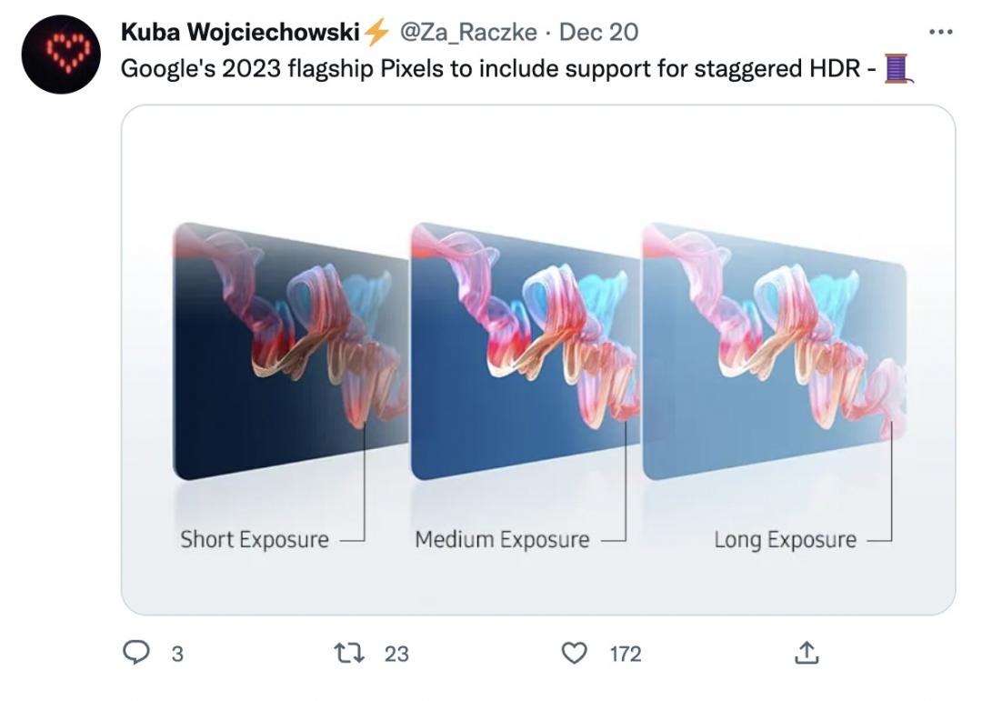 開發者Kuba Wojciechowski再挖出許多Google Pixel 8系列的相機細節。（圖／翻攝推特）