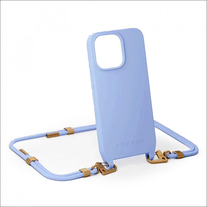 XOUXOU FARBE全包覆掛繩款手機殼組，適用iPhone系列手機，建議售價2,260元起。