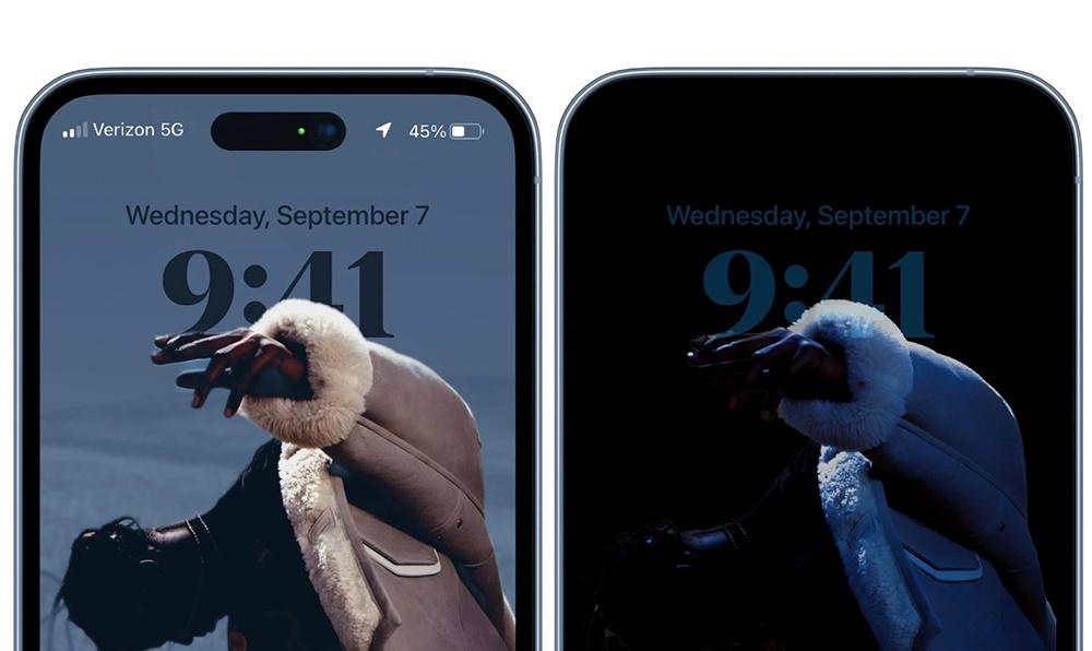 雖然安卓發展已久,不過蘋果直至iPhone 14 Pro系列才加入隨顯螢幕功能。(圖/翻攝網路)