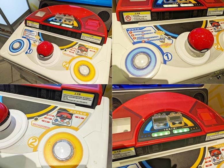 《寶可夢加傲樂》為卡片遊戲機台,遊戲內容、卡匣皆以中文呈現。遊戲方式為玩家投入30元新台幣硬幣後,即可獲得一張加傲樂卡匣,再透過「連打」為主的遊玩方式,就能與各種寶可夢進行對戰,並挑戰捕獲的樂趣。(圖/記者劉惠琴攝)