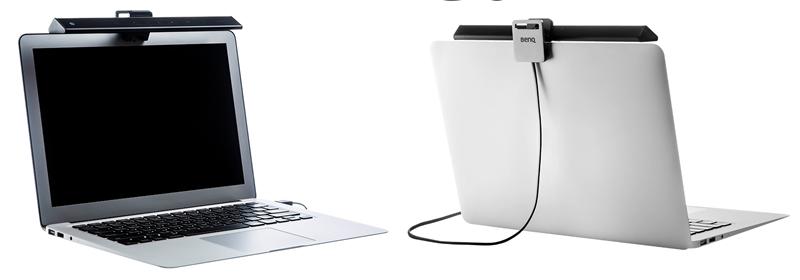 BenQ WiT ScreenBar Lite拆卸快速,適合隨身攜帶。