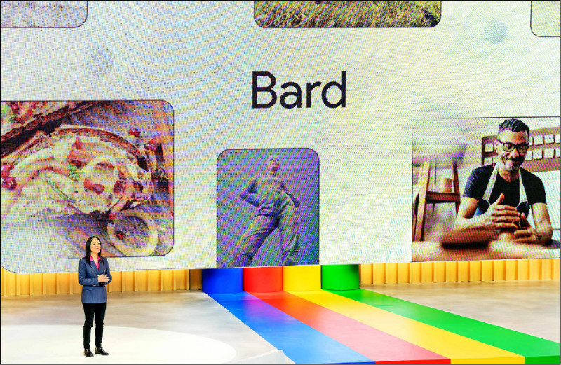 Bard升級使用新一代PaLM2語言模型，具備更強的理解能力。（法新社）