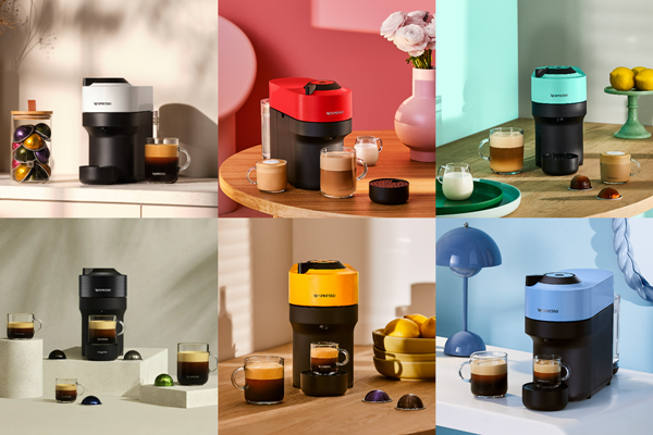 一台外型精美的咖啡機,是營造生活風格的方法之一。Nespresso VERTUO POP咖啡機,售價5,900元。