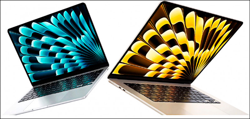 MacBook Air筆電僅1.51公斤重,15.3吋的螢幕也成為歷代最大。(翻攝蘋果官網)