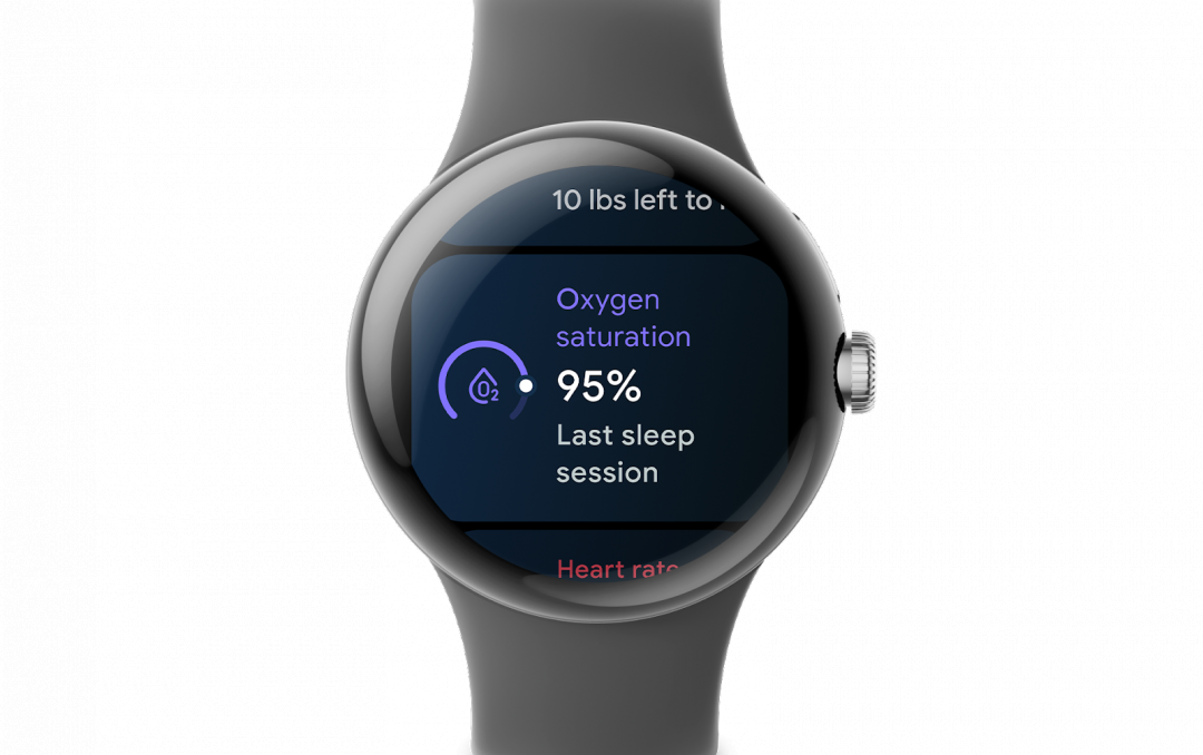 Google Pixel Watch加入監測血氧功能。（圖／Google）