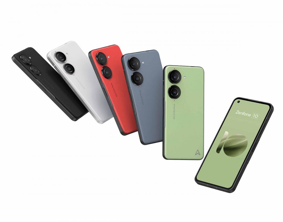 華碩ZenFone 10總共推出5色。(圖/翻攝推特)