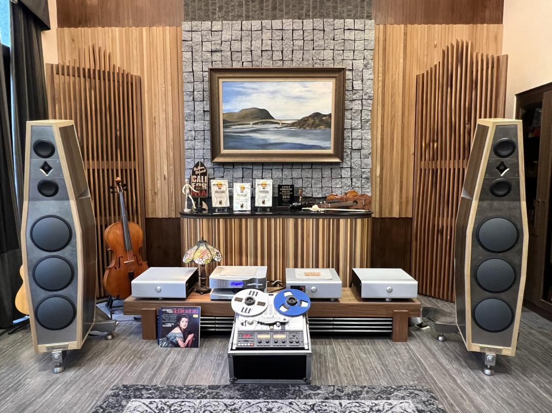 疫情期間，助攻音響設備需求反而逐年提升，台灣音響在全世界更佔有舉足輕重地位。圖為台灣品牌設計研發的Lawrence Audio 音響，出自老闆兼設計師的廖能司所創。（圖／台灣音響發展協會）