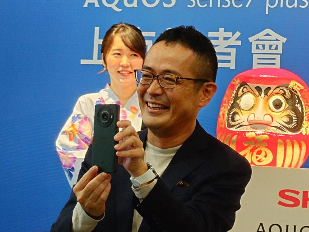 AQUOS R8確定會登入台灣。(圖/記者黃肇祥攝)