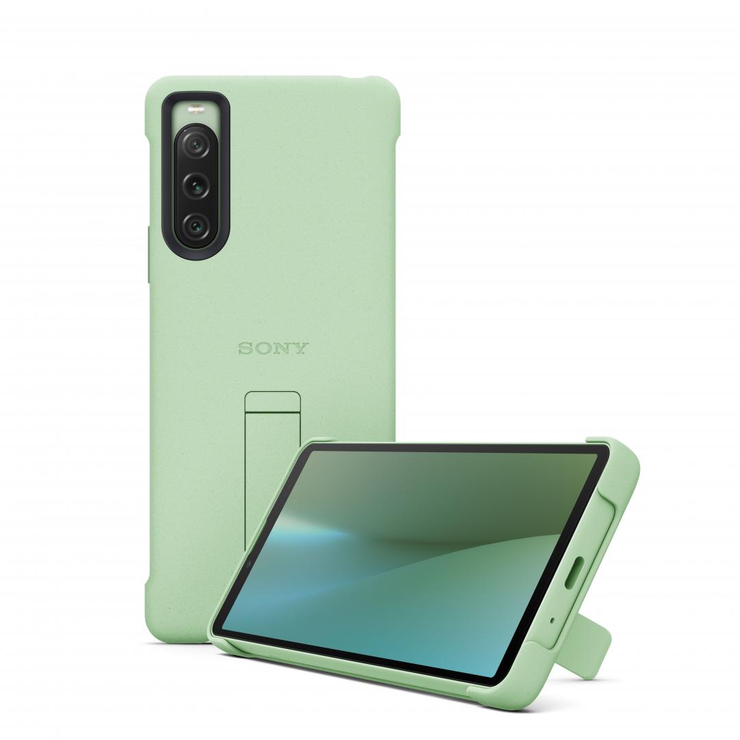 自帶優雅氣場的鼠尾草綠,讓Xperia 10 V拿在手上很有存在感。
