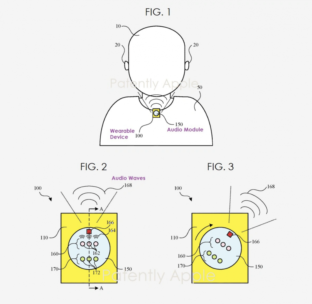 AirPods充電盒也能成為揚聲器。（圖／翻攝 patentlyapple）