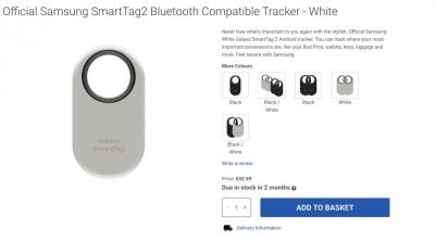 英國電商爆雷三星二代追蹤器!SmartTag 2全新外觀搶先洩露 英國電商爆雷三星二代追蹤器!SmartTag 2全新外觀搶先洩露