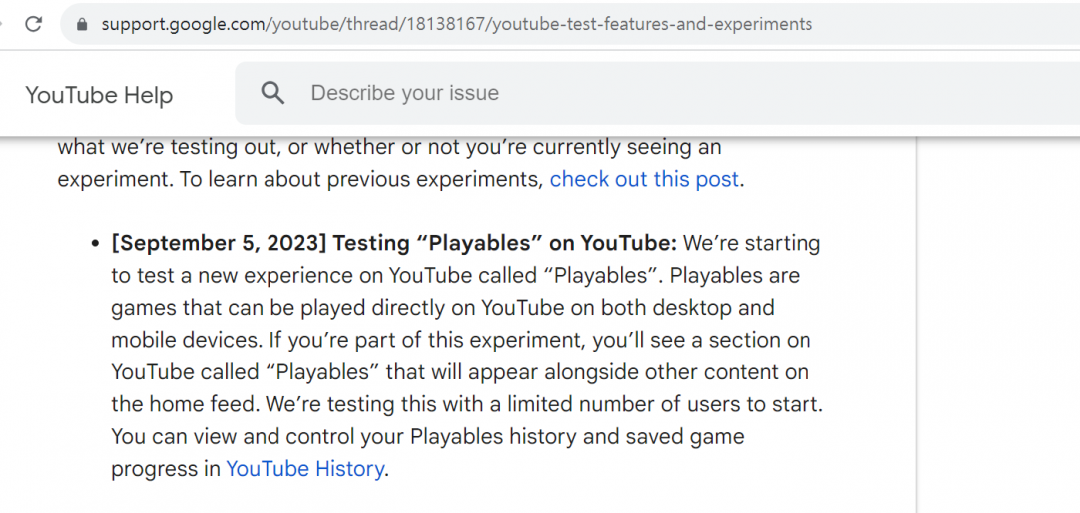致敬 Netflix?YouTube 公開限量測試 Playables 遊戲新功能