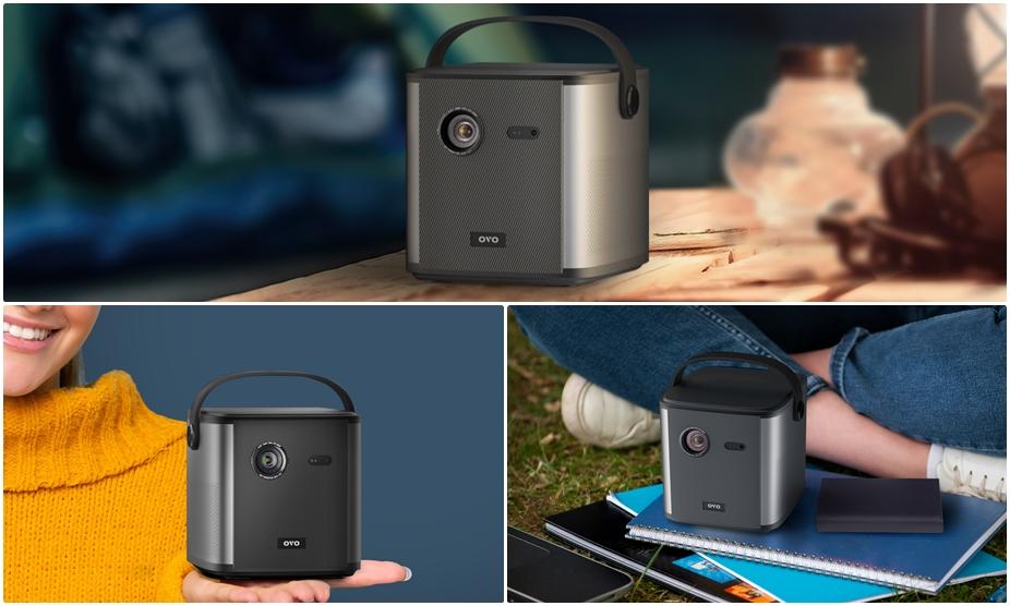 OVO 真無線1080P投影機「電影大師U8」,內建有專屬的電影音效模式,加上內建兩顆5W喇叭,讓追劇影音體驗更升級。(圖/OVO)