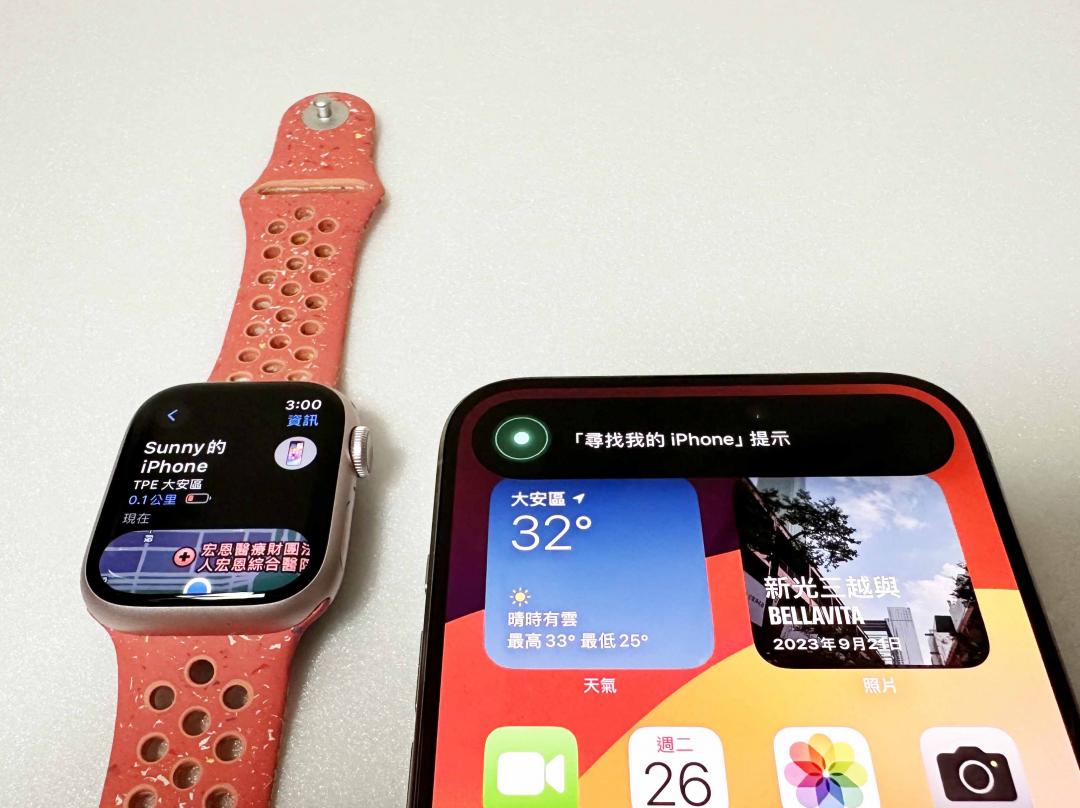 擁有更精準的定位功能,但須搭配iPhone 15系列。(圖/記者吳佩樺攝)