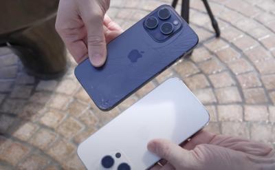 別用裸機!實測:iPhone 15 Pro鈦金屬沒比不鏽鋼耐摔耐刮 別用裸機!實測:iPhone 15 Pro鈦金屬沒比不鏽鋼耐摔耐刮