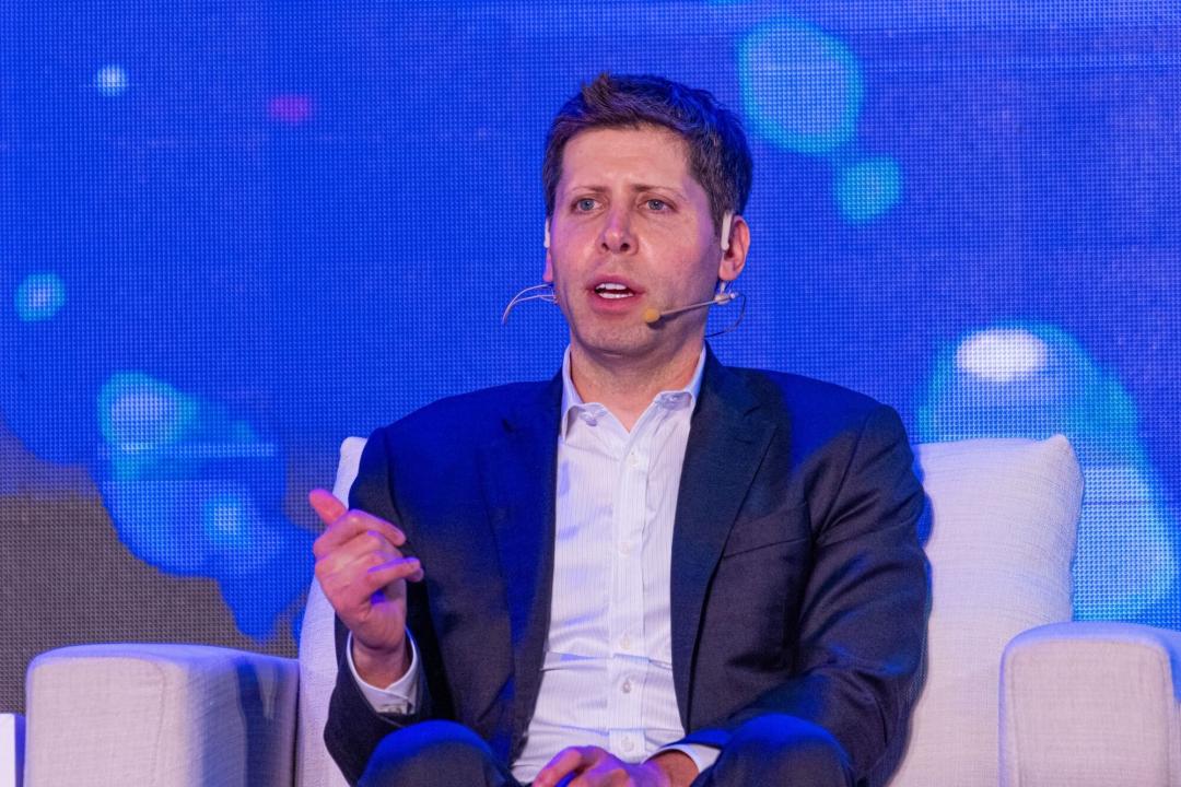 OpenAI 執行長 Sam Altman(圖/彭博)