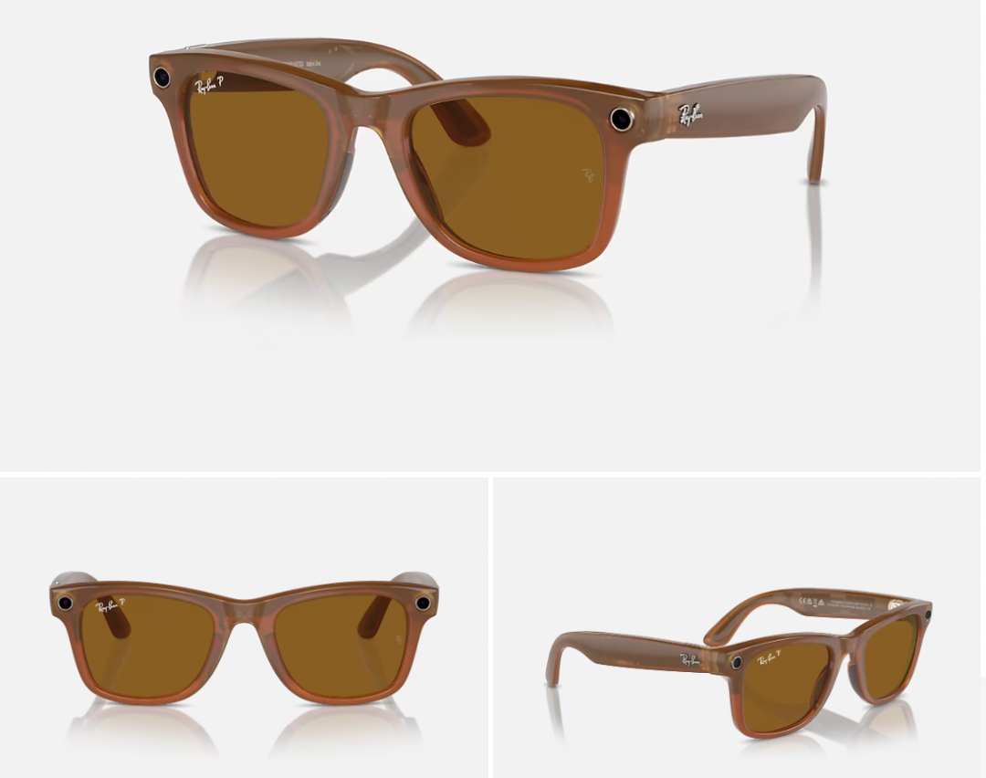 Meta推出新一代「Ray-Ban Meta」智慧眼鏡,售價299美元,(圖翻攝雷朋官網)