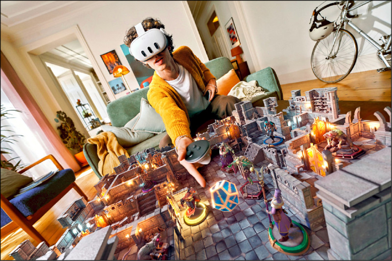 Meta Quest 3頭戴式裝置，台灣售價529.99美元起（約台幣17,000元起）。即日起預購，10月10日上市。