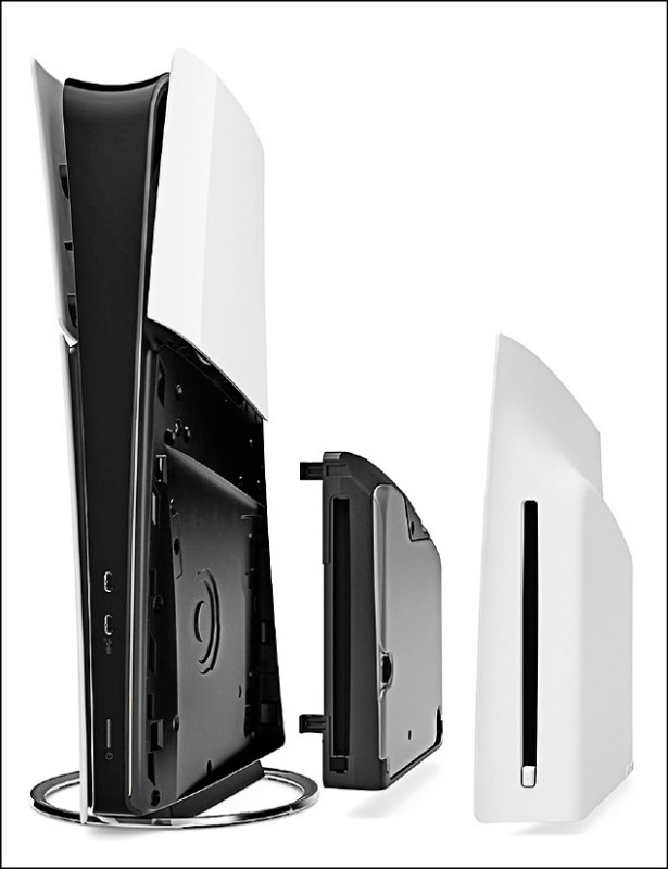 Sony同步推出售價79.99美元（約台幣2,566元）可拆卸式Ultra HD Blu-ray光碟機，讓購買數位版主機的玩家可視需求加購。（翻攝Sony官網）