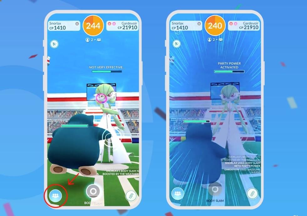 小隊人越多,小隊之力就累積得越快。 (圖/Niantic)