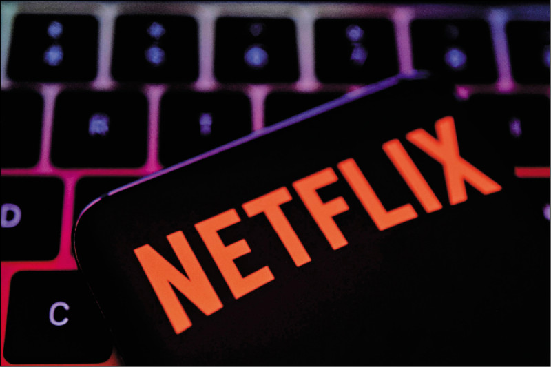 Netflix自5月打擊寄生帳號,讓部分用戶的收看費用變高。(路透社)
