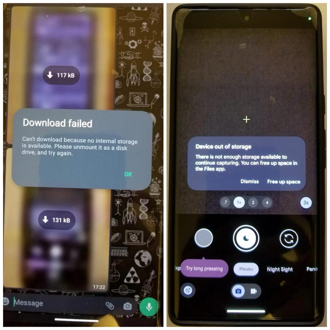 國外相關論壇，有不少Pixel 6系列用戶升級Android 14，發生儲存失效問題。（圖／翻攝網路）
