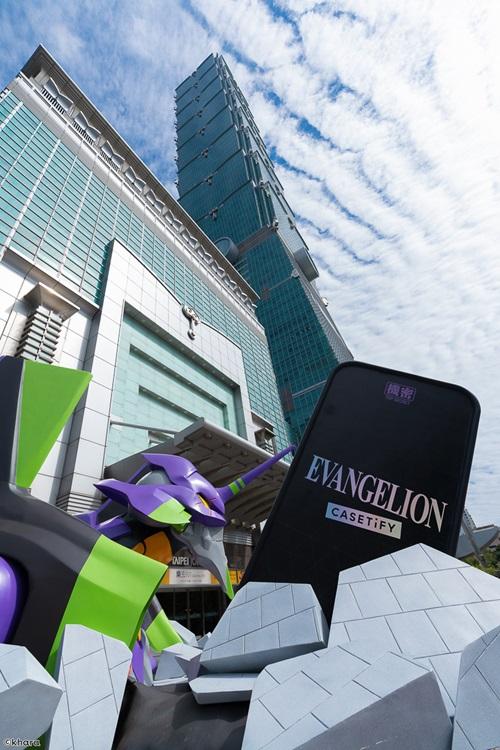 CASETiFY攜手新世紀福音戰士!4 公尺高「試驗初號機」限時6天登陸台北101