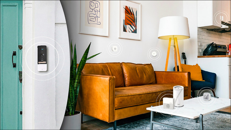 智慧監控設備能提高居家防護，也能提供心理上的安全感。圖為TP-Link Tapo smart home系列，產品售價499~4,399元不等。