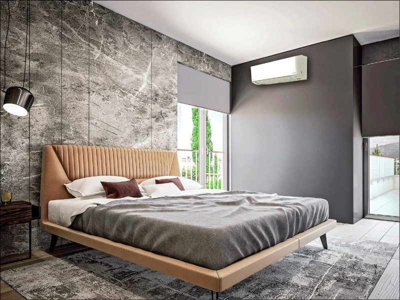 大金橫綱V系列主打溫濕雙控以及手機遠端操控功能。