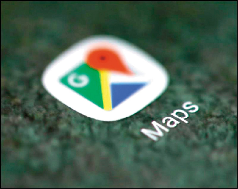 Google Maps改版，近日全面向用戶推送最新道路配色。（路透）
