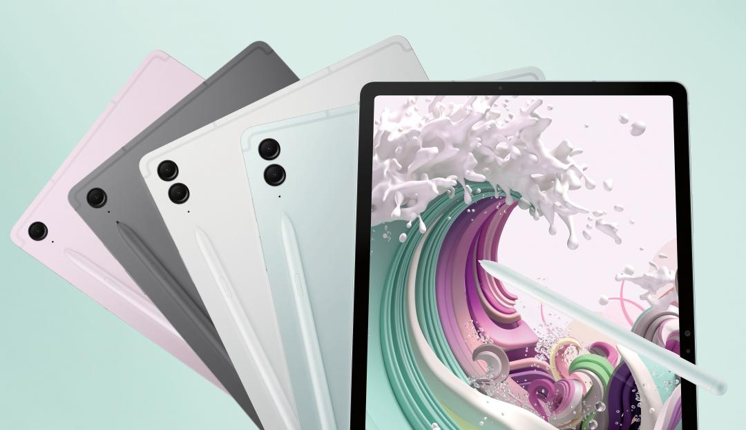 三星 Galaxy Tab S9 FE+被認為是最佳的Android大尺寸平板。(圖/官網)