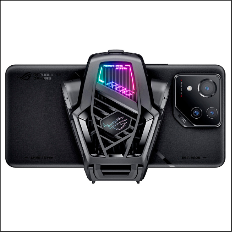專為ROG Phone 8全系列打造的全新「空氣動力風扇X」散熱配件，比前代增加33%散熱效率。2,490元。