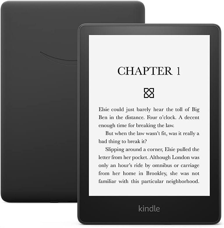Amazon Kindle Paperwhite，6.8吋，Amazon網站售價140美元起，約台幣4,335元。