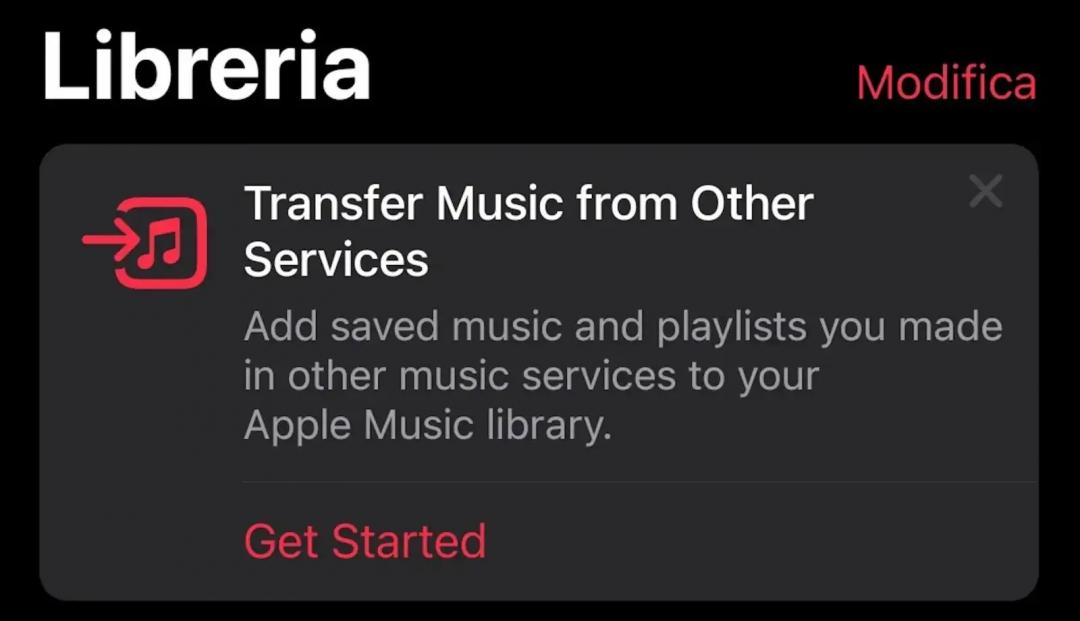 網友表示,最近打開Android版Apple Music會跳出移轉提示。(圖/翻攝網路)