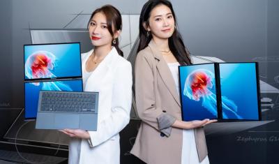 華碩雙螢幕AI筆電Zenbook Duo台灣上市 三創搶先賞機 華碩雙螢幕AI筆電Zenbook Duo台灣上市 三創搶先賞機