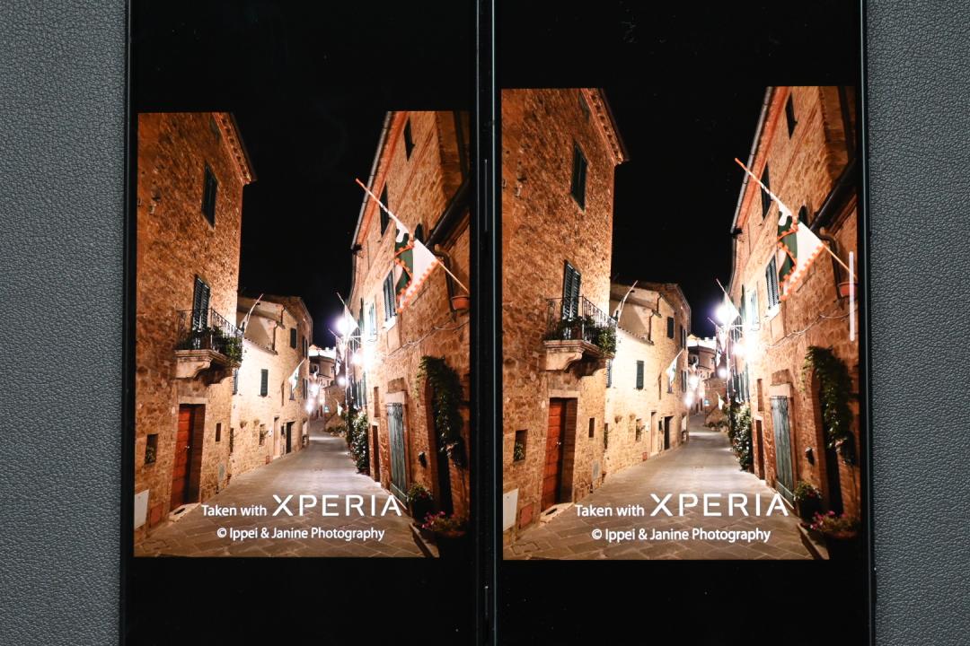 左為 Xperia 1 V、右為Xperia 1 VI。