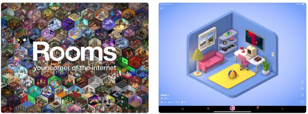 《Room》應用App,訴求讓用戶可打造個人化的3D模型,此次同時入圍「喜悅與娛樂」、「視覺與圖像」兩大獎項。(圖翻攝App Store)