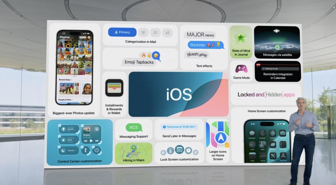 iOS 18迎最大規模更新！客製化主螢幕、控制中心個人化