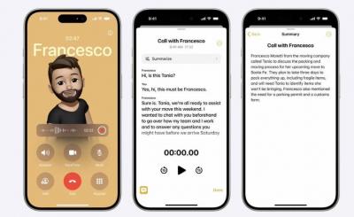 升級 iOS 18理由+1!iPhone 電話App支援通話錄音與即時文字摘要 升級 iOS 18理由+1!iPhone 電話App支援通話錄音與即時文字摘要