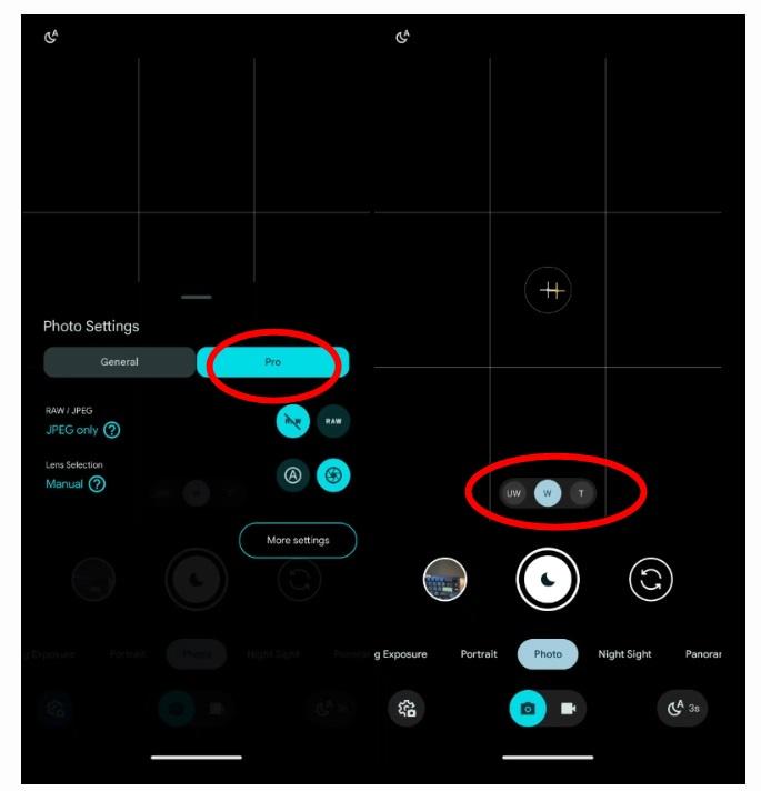Google釋出Pixel Camera 9.4版,為Pixel 6 Pro、Pixel 7 Pro 與Pixel Fold摺疊機帶來新的相片選單介面。(圖翻攝9to5Google)