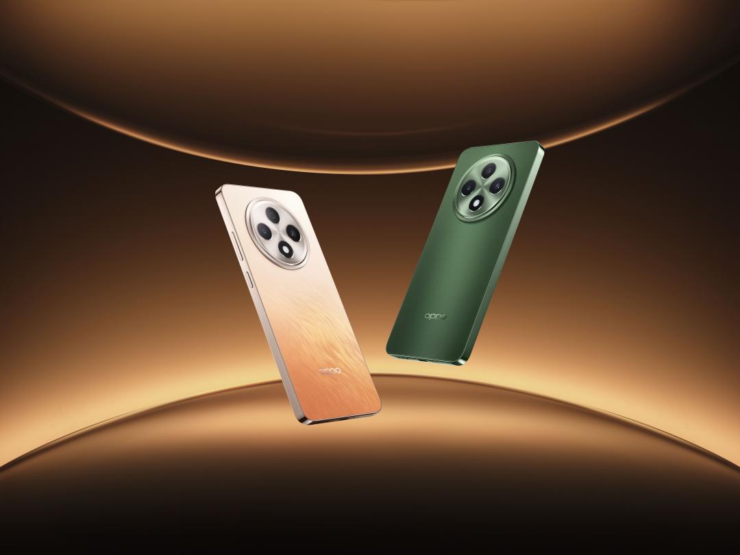 OPPO Reno12 F延續輕薄外型特色。(圖/OPPO)